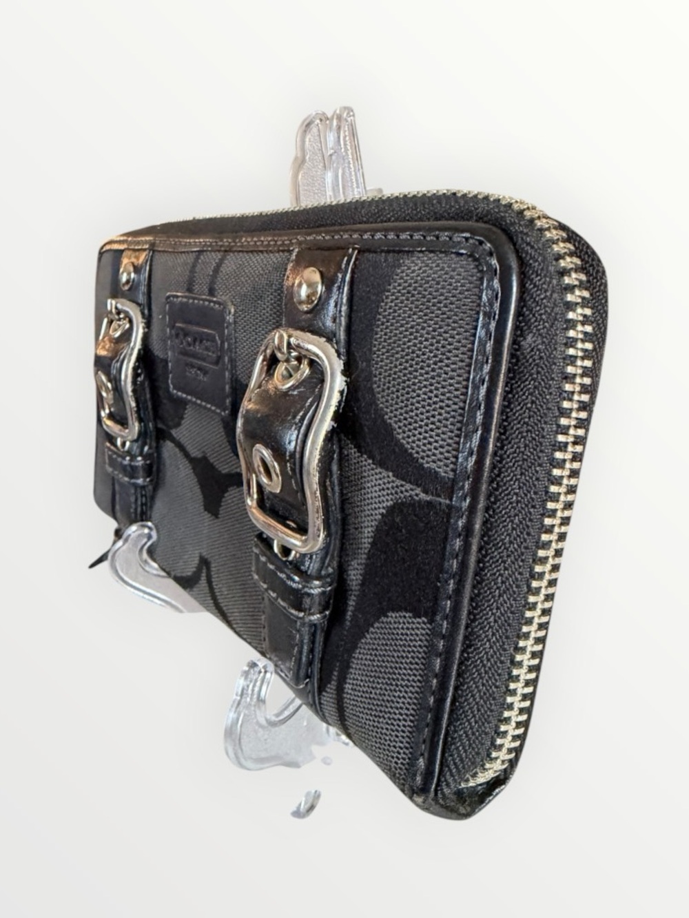 Coach Vintage Zoe Jacquard Zip Wallet - Picture 3 of 6
